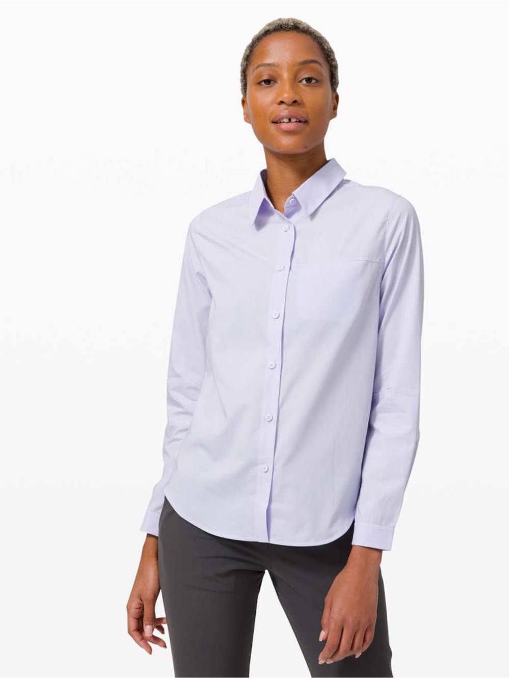 LULULEMON Full Day Ahead Shirt - Serene Blue